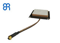 Antena RFID de cerâmica UHF de cor branca Tamanho pequeno Polarização circular 2dBic Antena de leitor UHF RFID