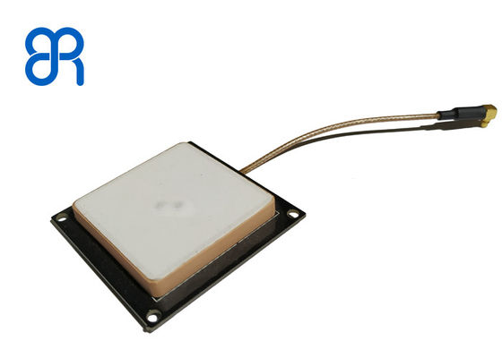 2dBic RFID Cerâmica Antenna Branca com conector SMA Antenna RFID UHF para ambiente severo